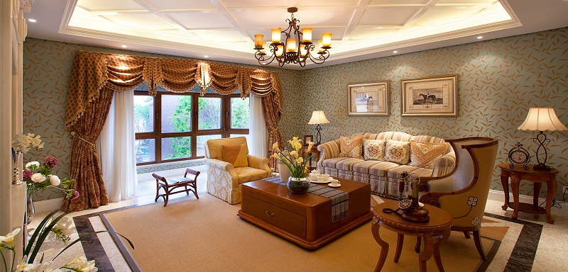 青島鋁包木門窗展示