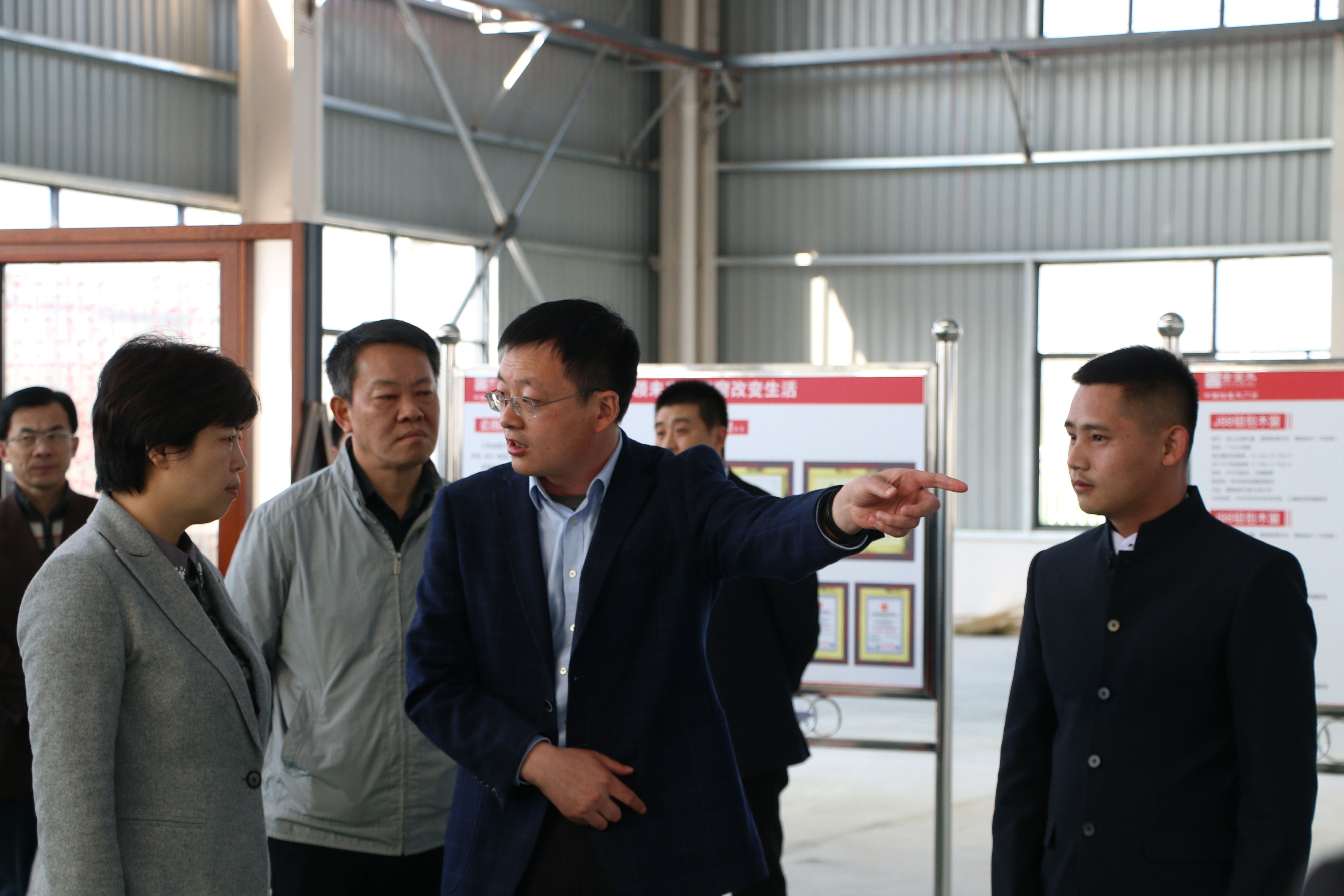 宿遷市宿豫區領導視察工作現場