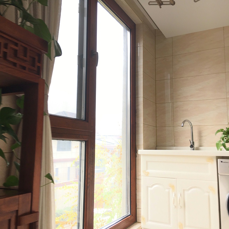 定制鋁包木窗實(shí)拍