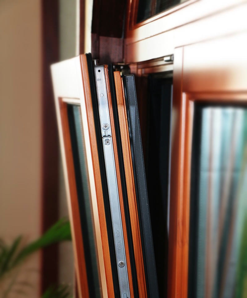 橡木鋁包木門窗細(xì)節(jié)實(shí)拍