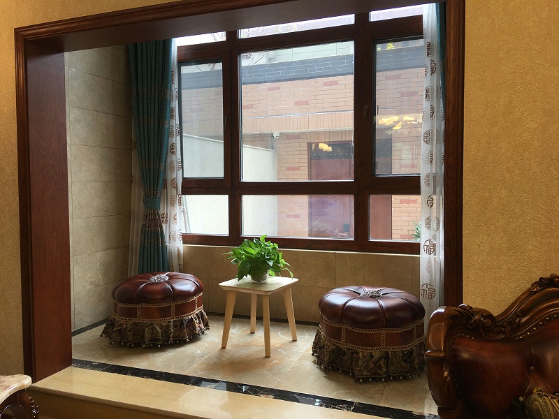 鋁包木窗實拍