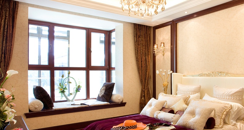 定制鋁包木門窗實(shí)拍