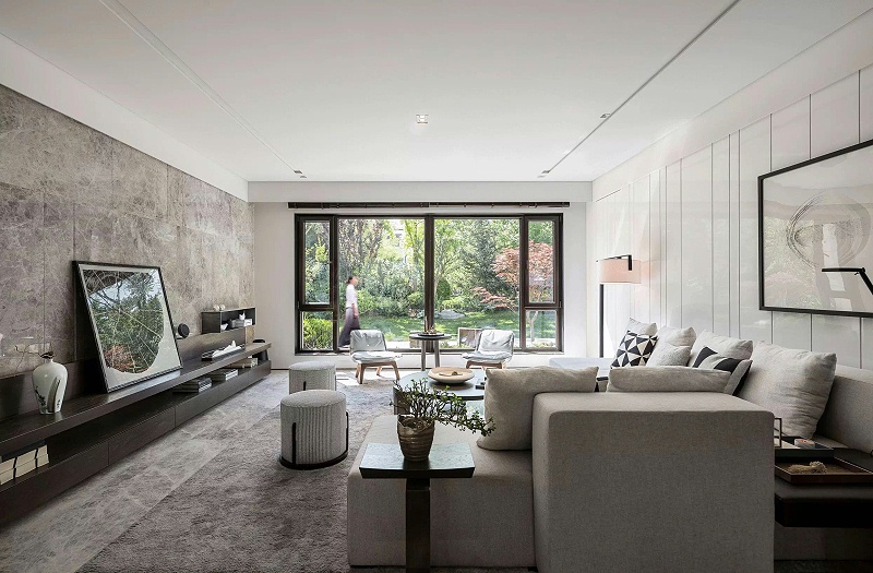 節能鋁包木門窗展示