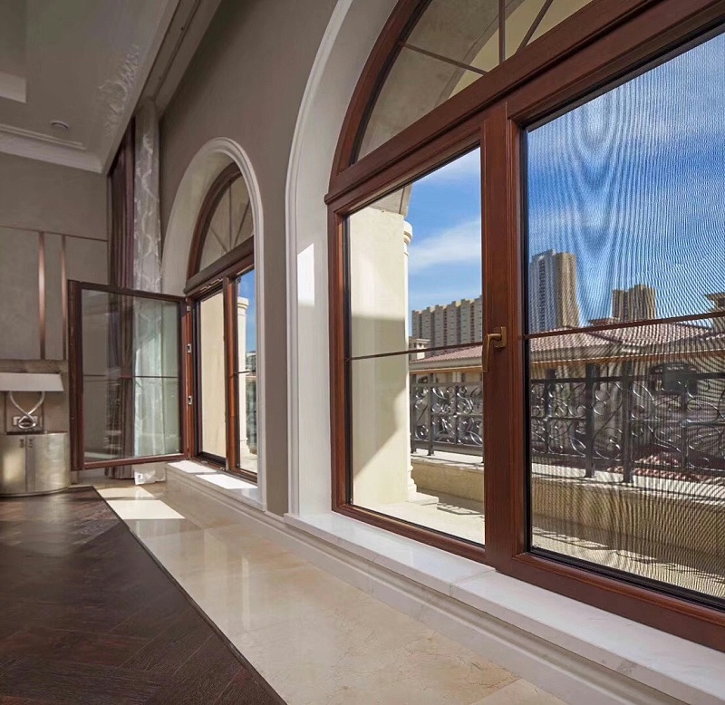 定制鋁包木門窗實拍